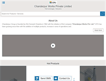 Tablet Screenshot of chanderpur.com